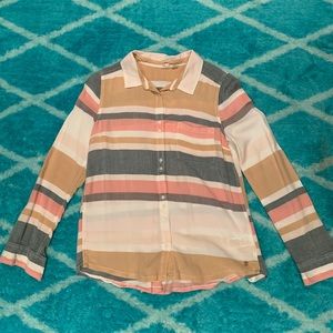 Roxy Stripped Button Down!💕